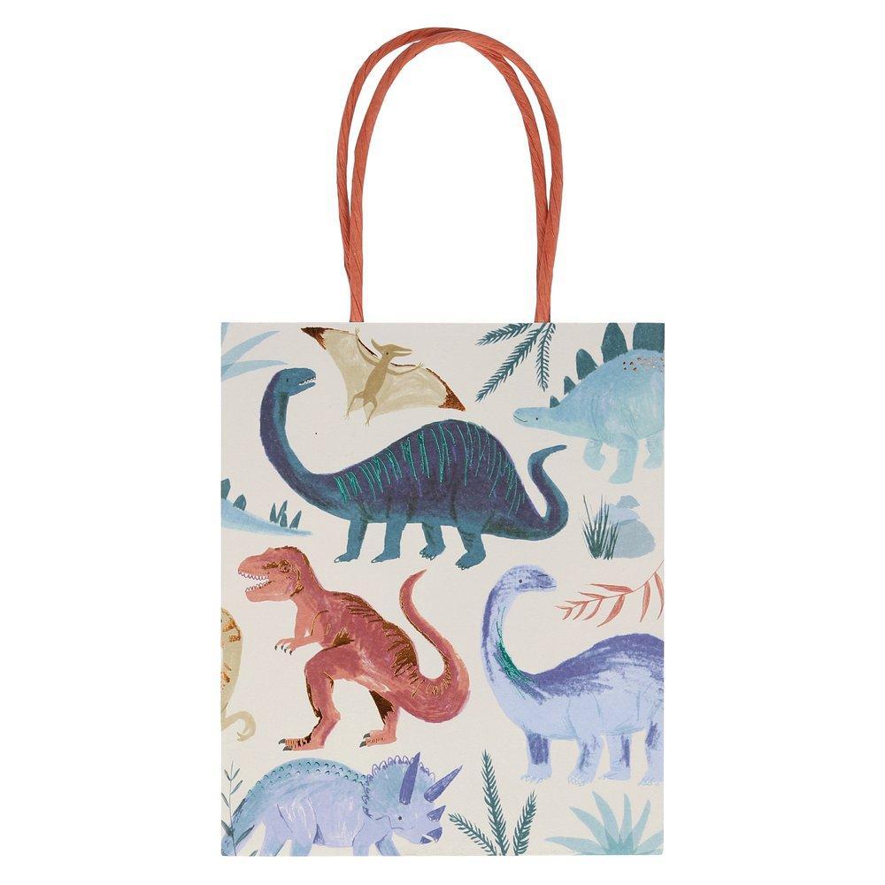 Dinosaur Print Party Bags or Gift Bags By Meri Meri Vibrant Home